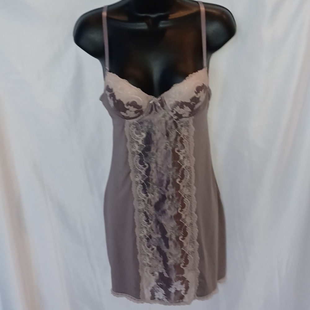 Marilyn Monroe Intimates Balletcore Coquette Lace Slip Dress Size Small